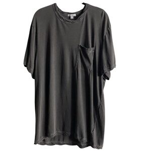 Men's Charcoal Grey Pocket T-Shirt